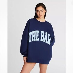 The Bar Sweatshirt XL Navy/Light Blue